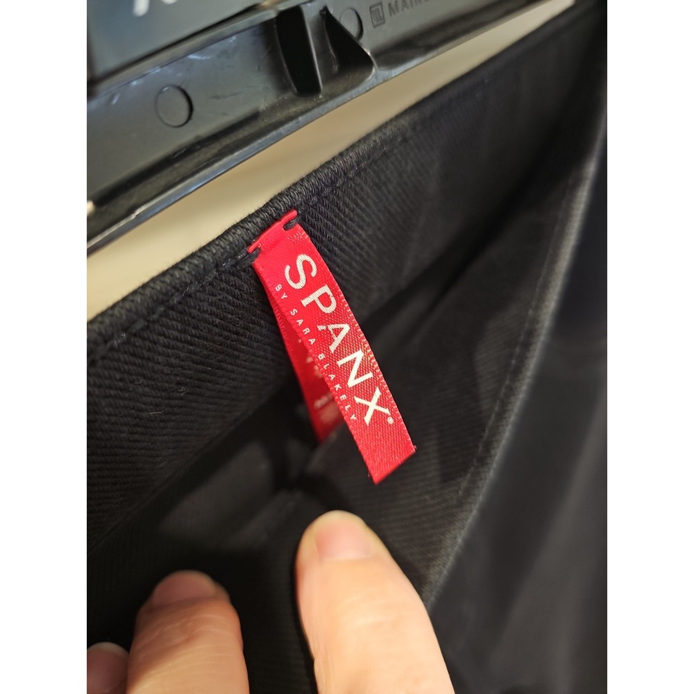 Spanx Pants Leggings Womens Medium Black High Rise Denim Jegging Shaping Stretch - Picture 2 of 4